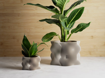 Planter Pot Wavy