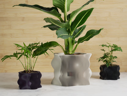 Planter Pot Wavy