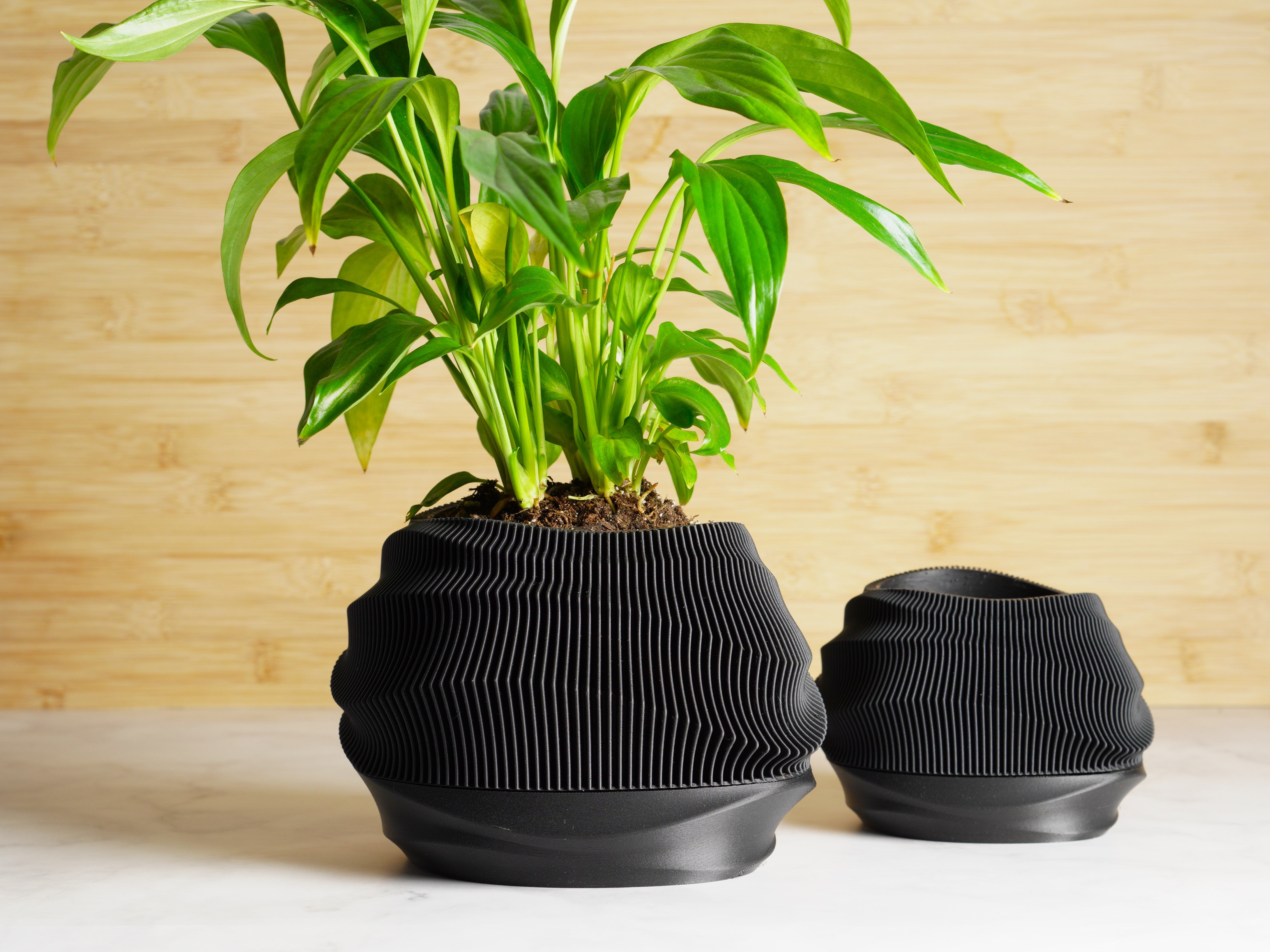 Self-watering Planter Pot Curvy