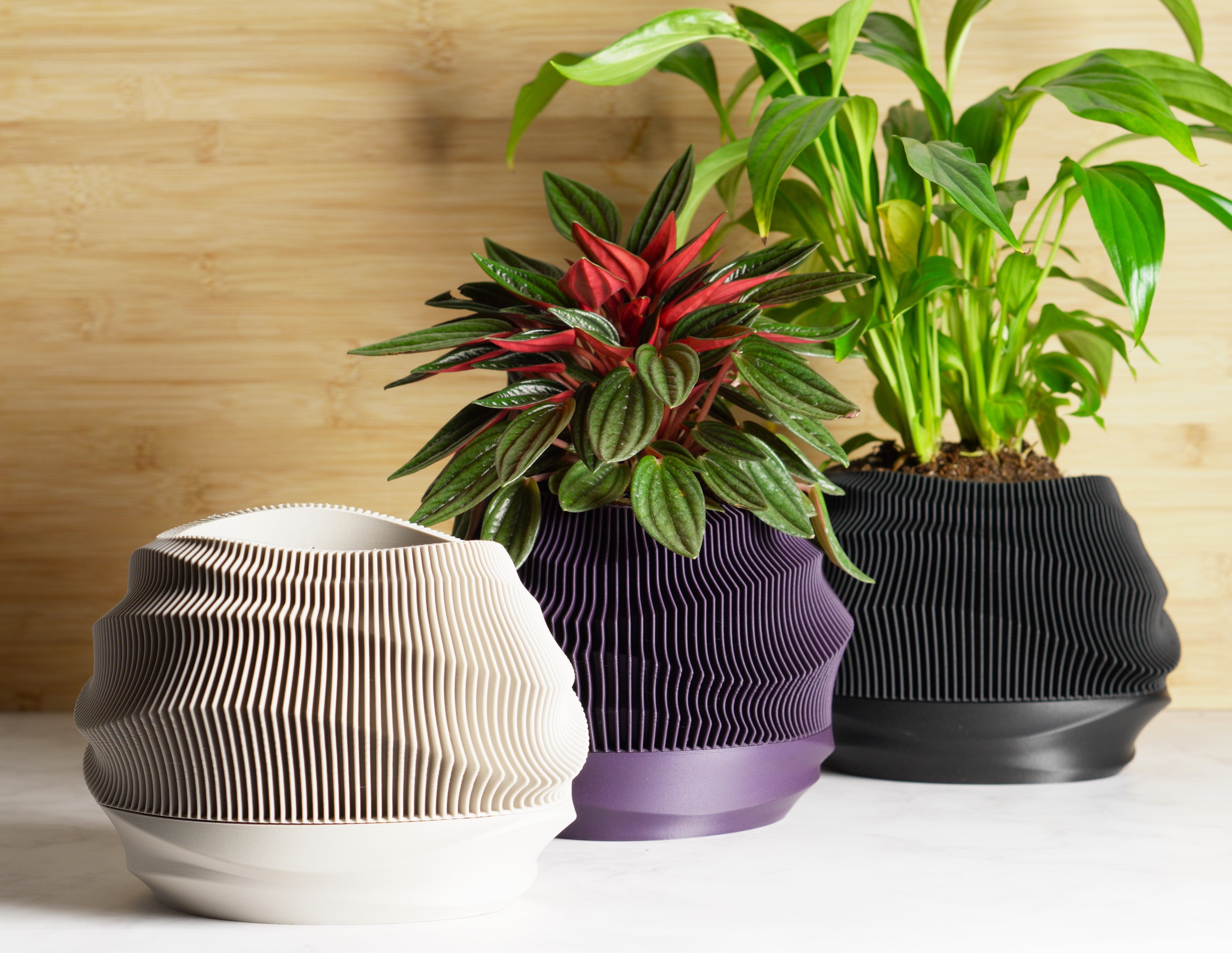 Self-watering Planter Pot Curvy