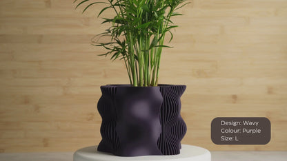 Planter Pot Wavy